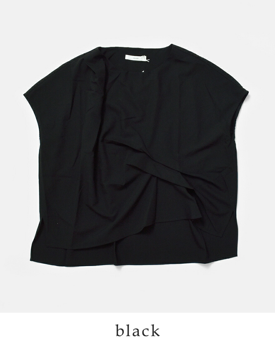 Kelen（ケレン） フレンチスリーブ タックデザイン トップス FED 