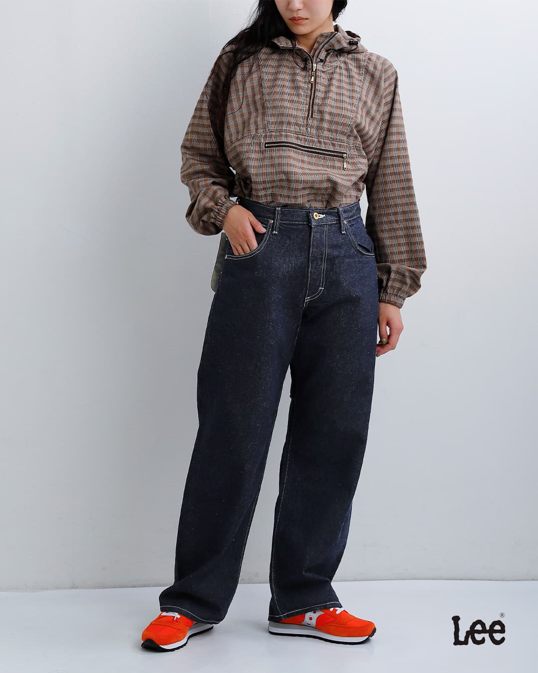 Lee（リー） ワイド ストレート デニム パンツ ll1023 レディース 秋冬