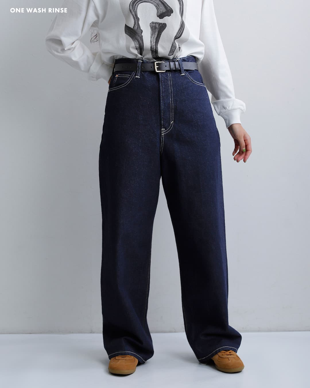 Lee（リー） バギー ハイライズ デニムパンツ STANDARD WARDROBE