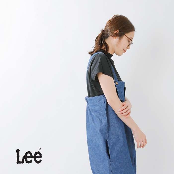Lee リー デニムフロントファスナーワイドサロペット ll6083 :ll6083:aranciato ヤフー店 - 通販 -  Yahoo!ショッピング