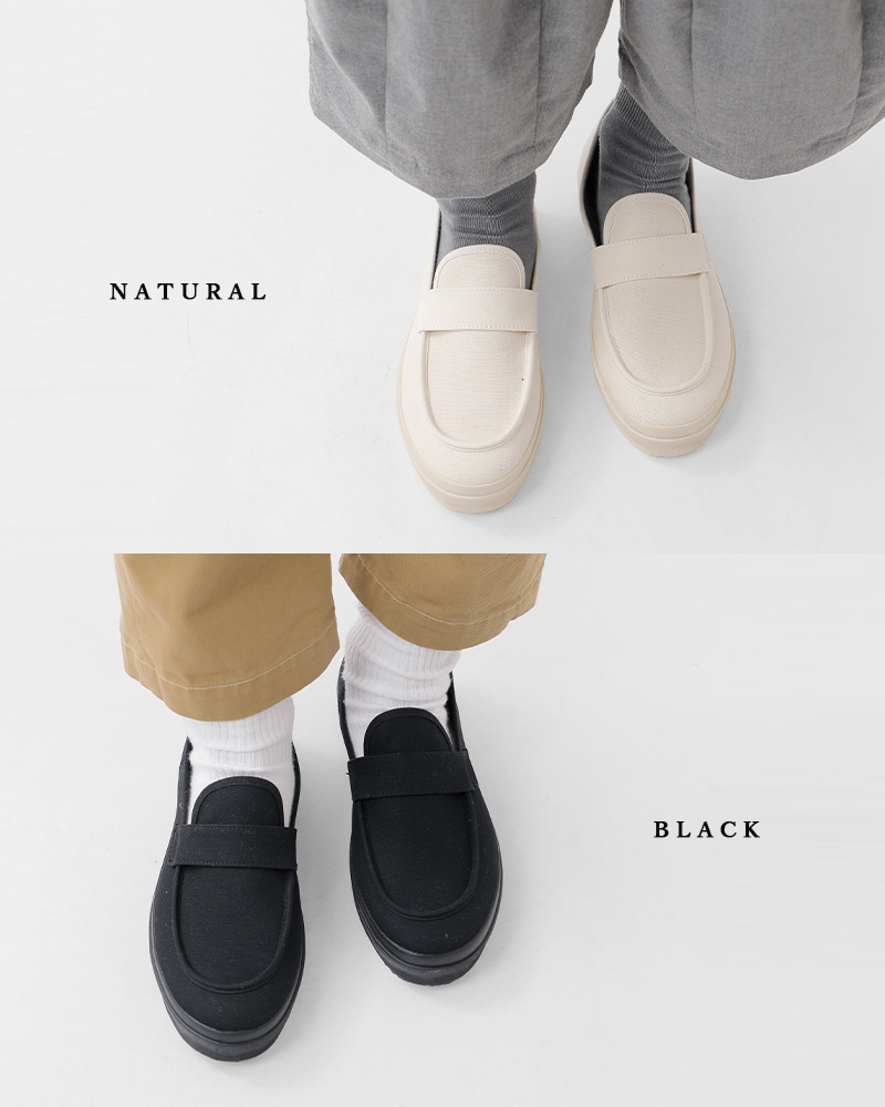 MoonStar（ムーンスター） ローファー キャンバス×ラバー LOAFY loafy