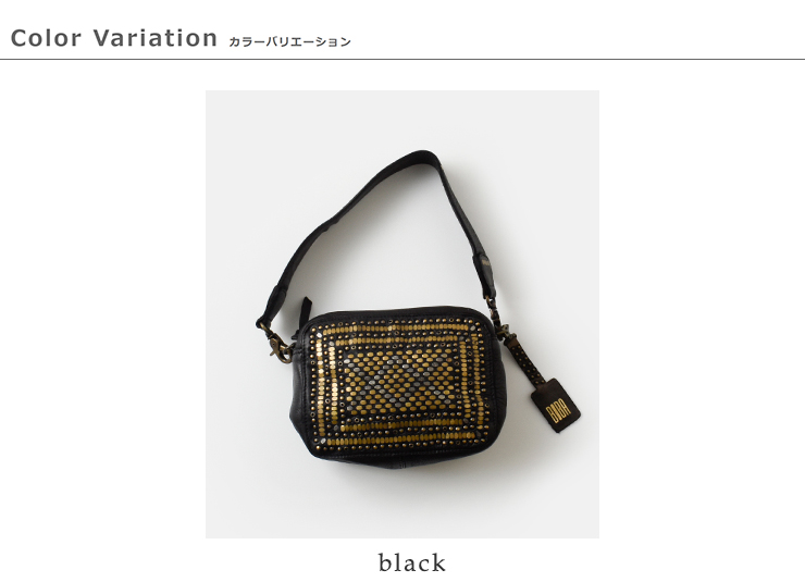 BIBA ビバ ベジタブルタンニン カウハイド レザー ミニ クロス