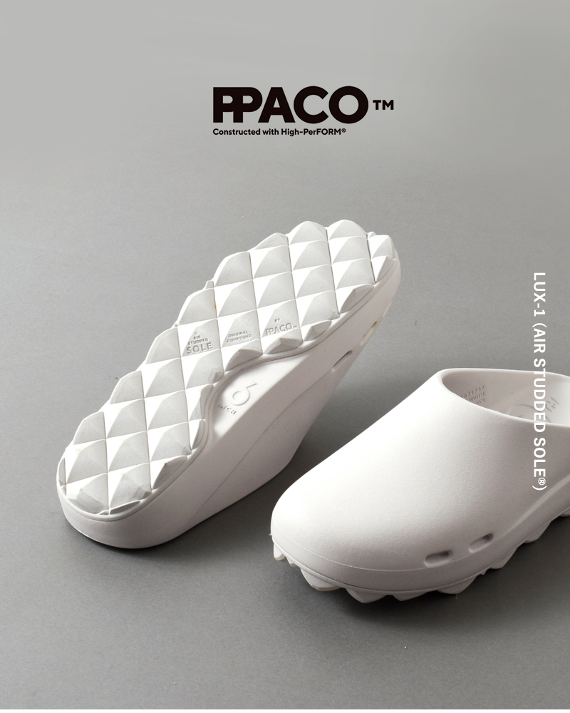 楽天市場】PPACO パコ エア スタッドソール スライドサンダル