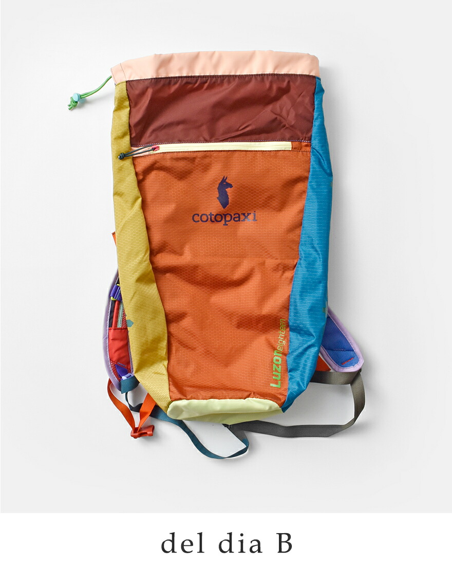 コトパクシ cotopaxi ルゾン 18L バックパック リュック Luzon Backpack Del Dia luzon-18l-same1  レディース 2025ss新作 | cotopaxi | 02