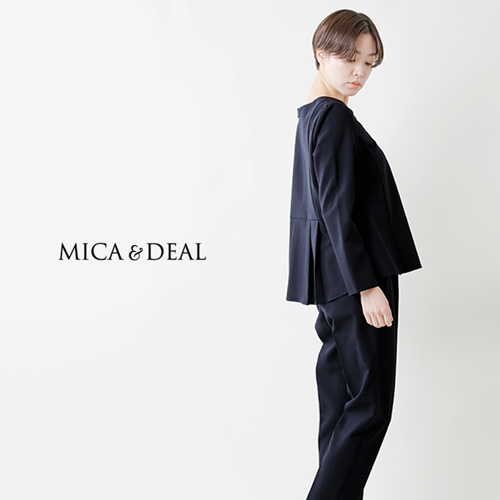 マイカアンドディール MICA&DEAL バックプリーツセットアップ