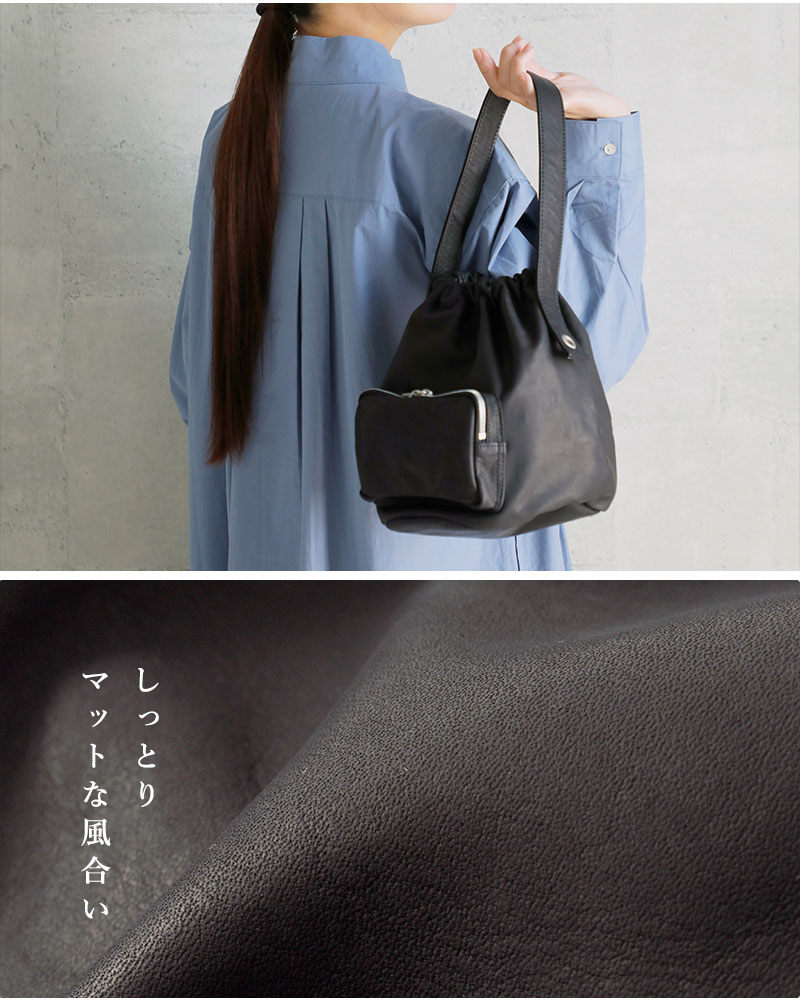 mormyrus モルミルス レザー ジップポケット ショルダー バッグ