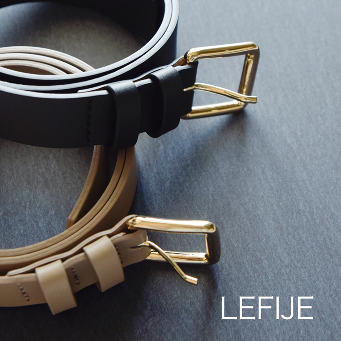 LEFIJE レフィエ カウレザー ベルト Tresor m4621aesor