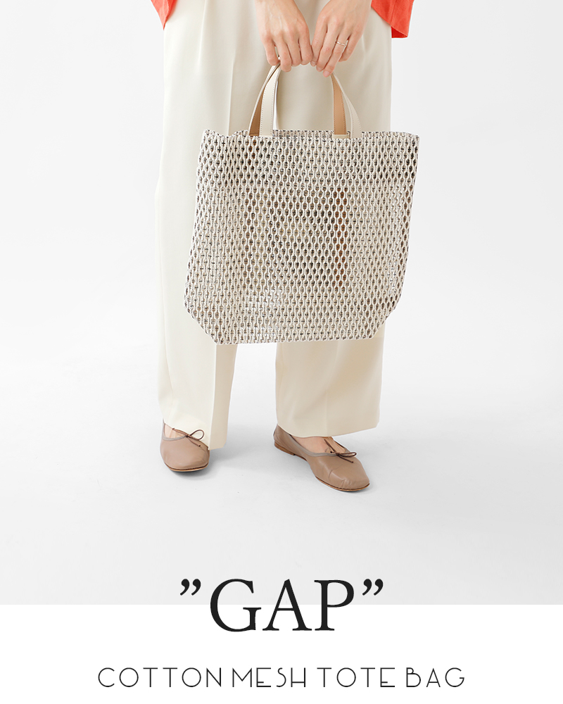 MARY AL TERNA メアリオルターナコットン メッシュ トートバッグ M GAP