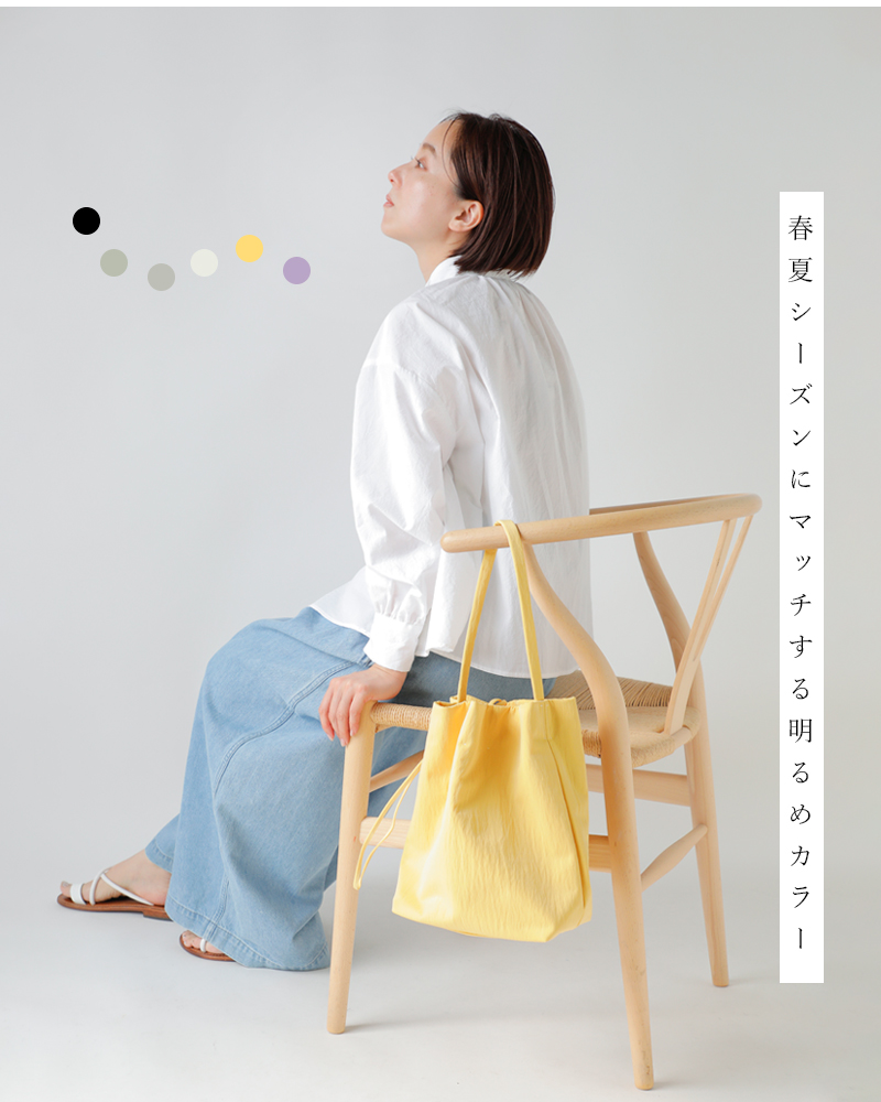 MARY AL TERNA(メアリオルターナ)リサイクルナイロンワンショルダー2wayトートバッグ“WRAPPINGM”ma5123bg-16