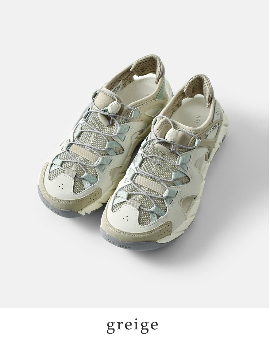 MERRELL メレル 撥水 レザー メッシュ アッパー スニーカー
