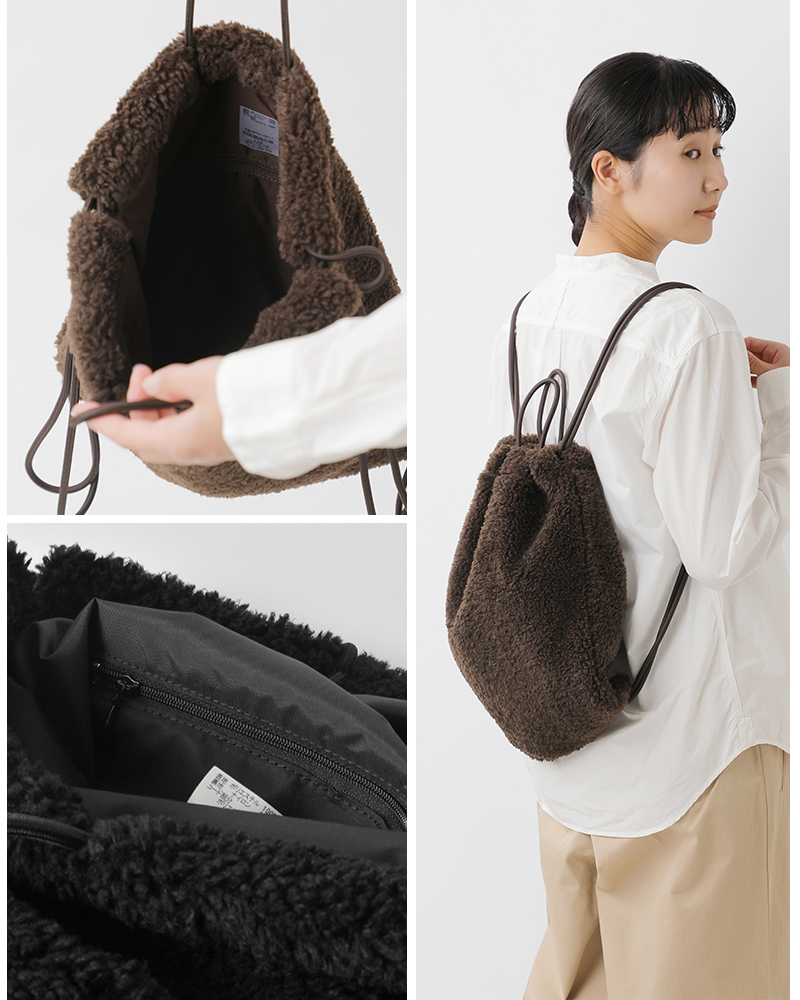 MASTER&Co（マスターアンドコー） MASTER&Co. ボア ナップサック