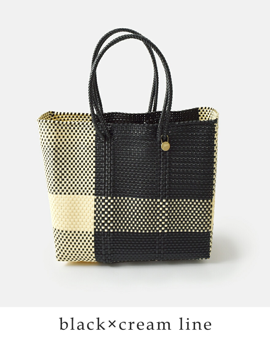 Letra レトラ ロングハンドル メルカドバッグ M CROSS LINE MINI
