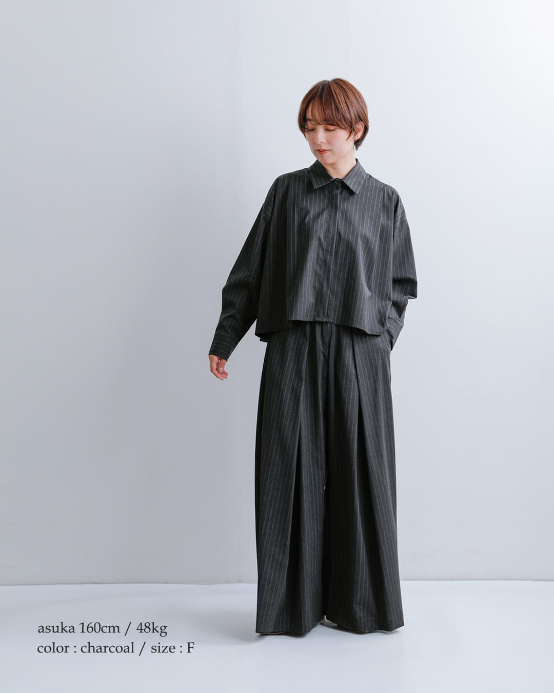 マルゴーヴィンテージ MARGAUX VINTAGE ピンストライプ ブラウス mgbl
