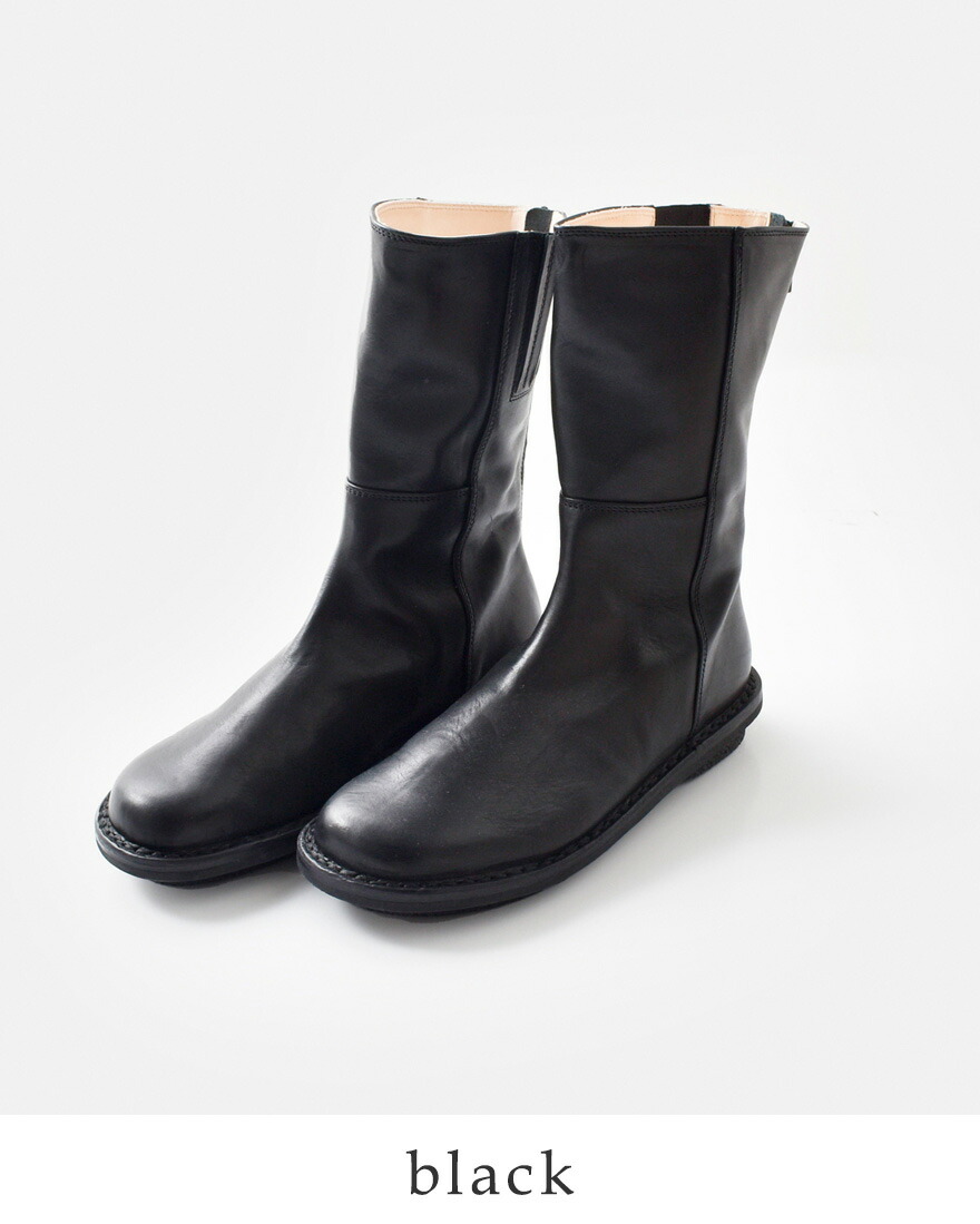 trippen（トリッペン） カウレザー ミドル ブーツ mid-boot-sat