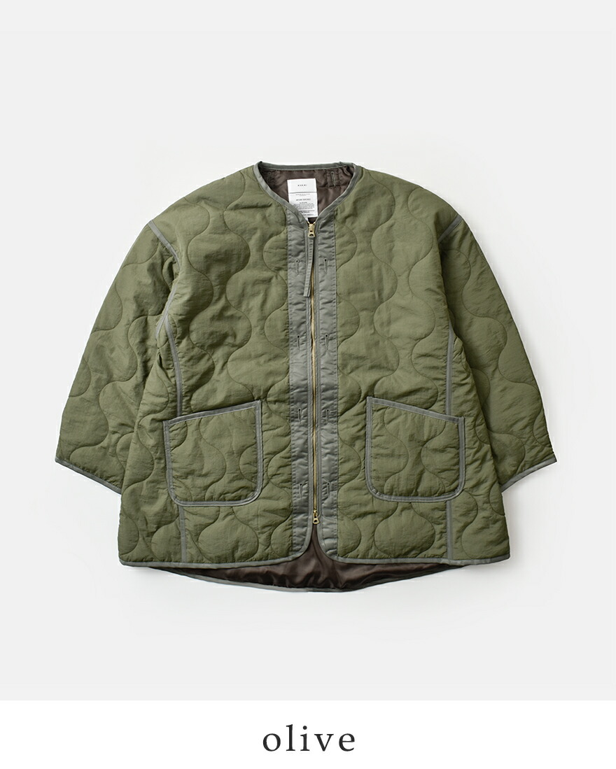 kha:ki（カーキ） ミリタリー キルティング ライナー ジャケット MIL