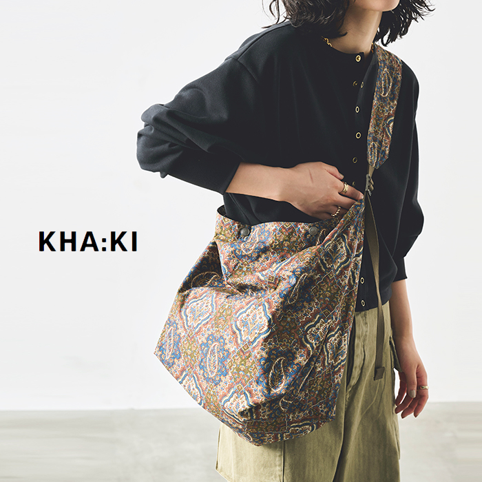 kha:ki カーキ　ショルダーバッグ kha:ki カーキ 撥水 リップストップ ショルダーバッグ “SHOULDER