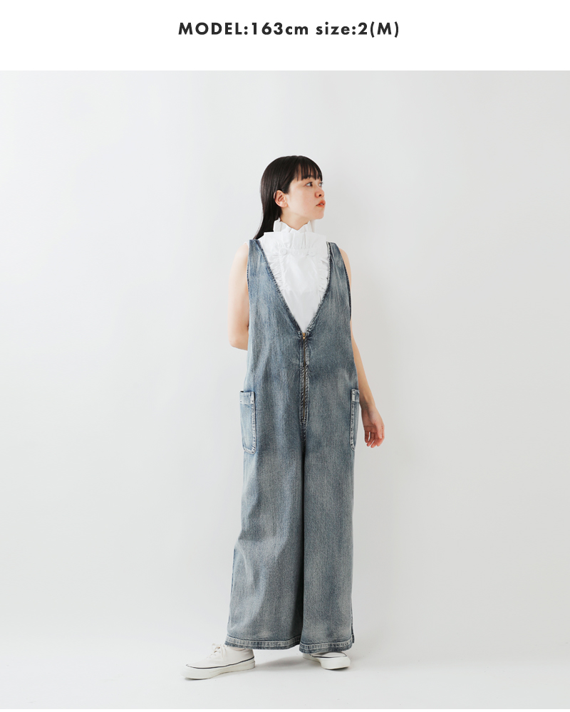 希少　本革オーバーオール29800円 VINTAGE - 希少✩70〜80s ヴィンテージ SANFORIZEDボタン