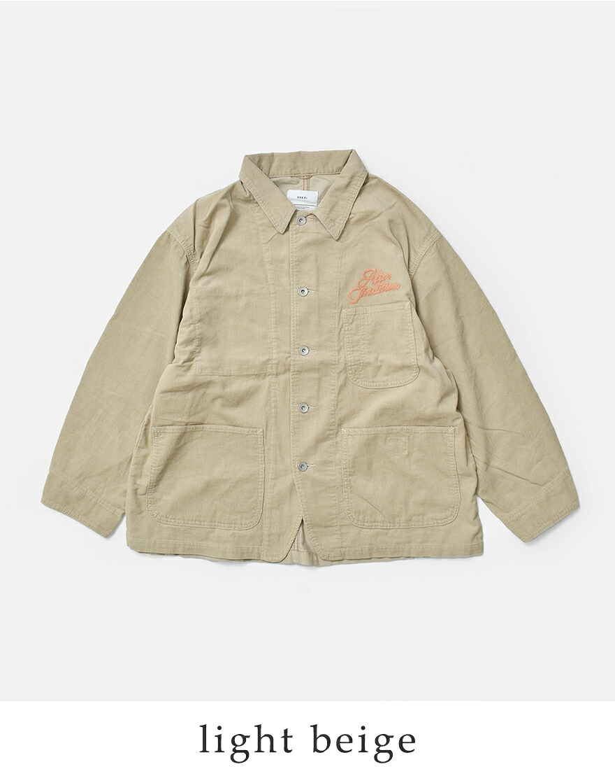 kha:ki（カーキ） コーデュロイ ルーズフィット カバーオール LOOSE