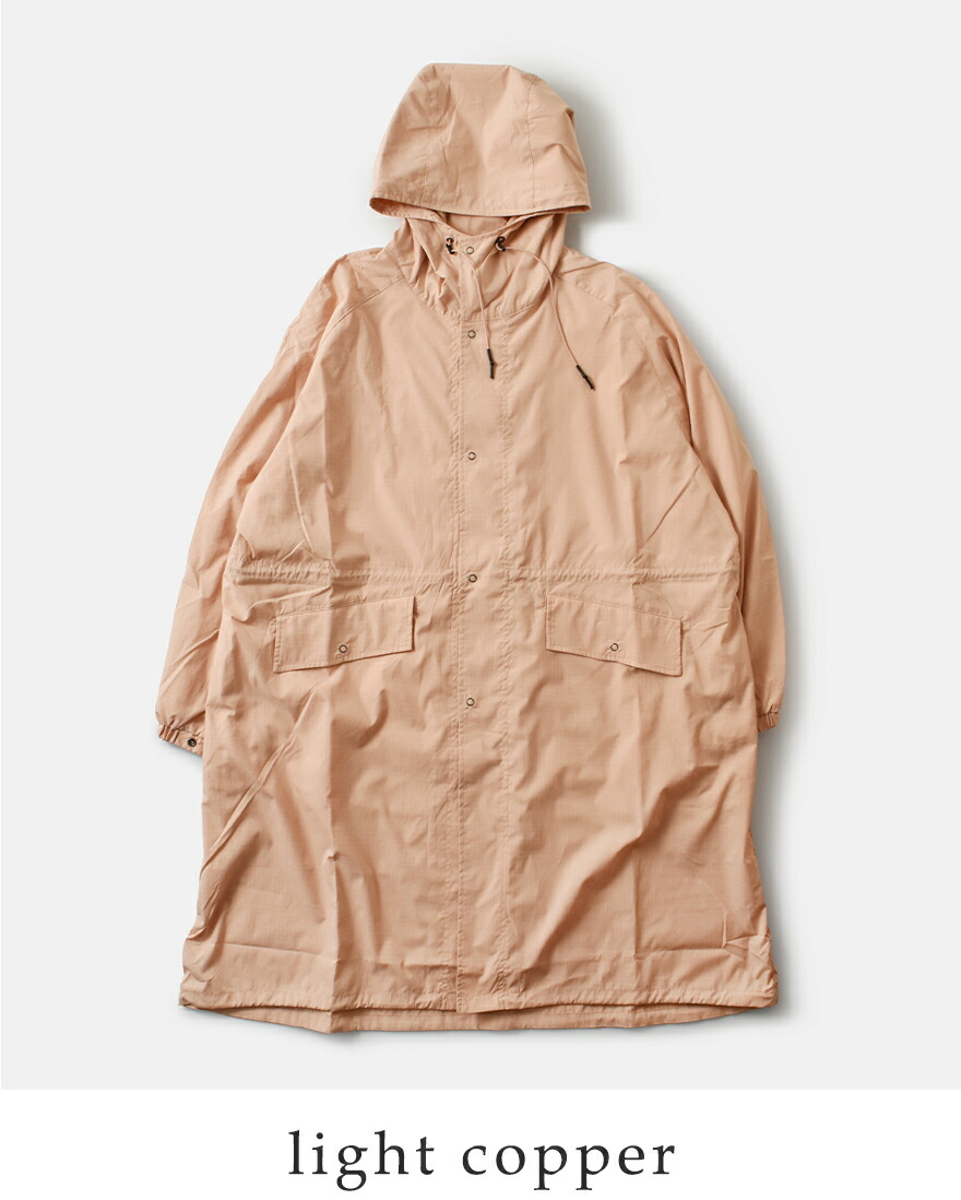 カーキ kha:ki ライトリップストップ フーデッドコート LIGHT RIP HOODED COAT mil26hjk3246 レディース | kha:ki | 02