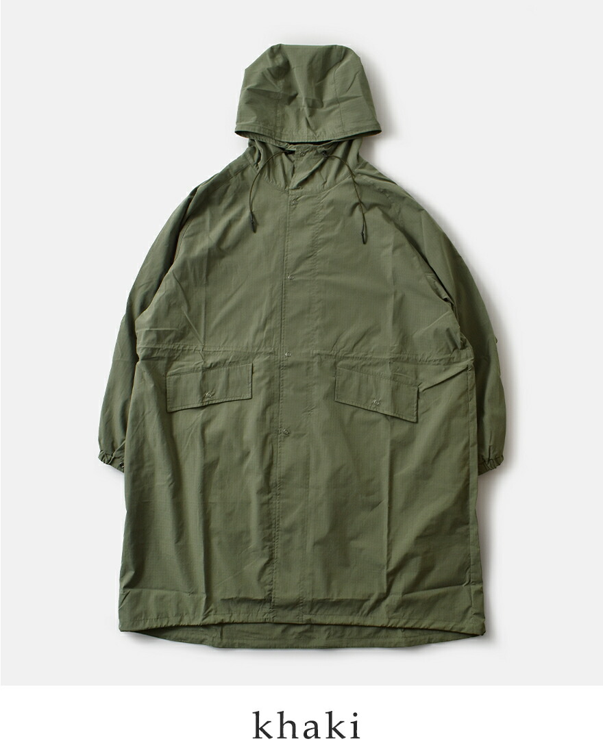 kha:ki（カーキ） ライトリップストップ フーデッドコート LIGHT RIP