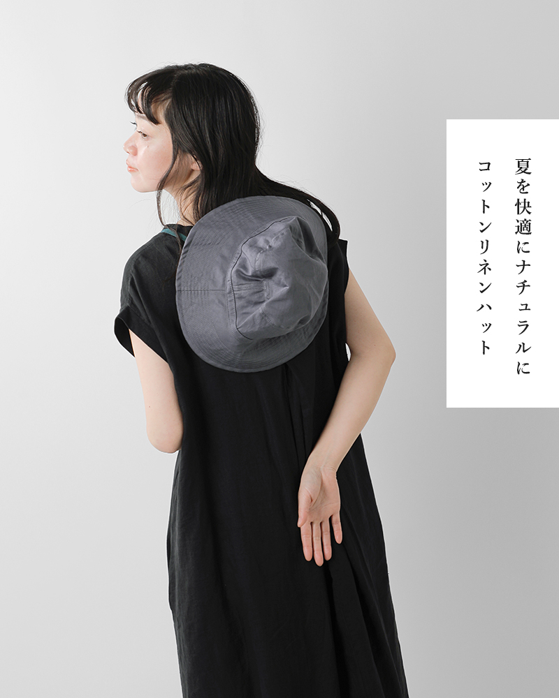 chisaki(チサキ)リネンコットンリボンハット“Milai”milai