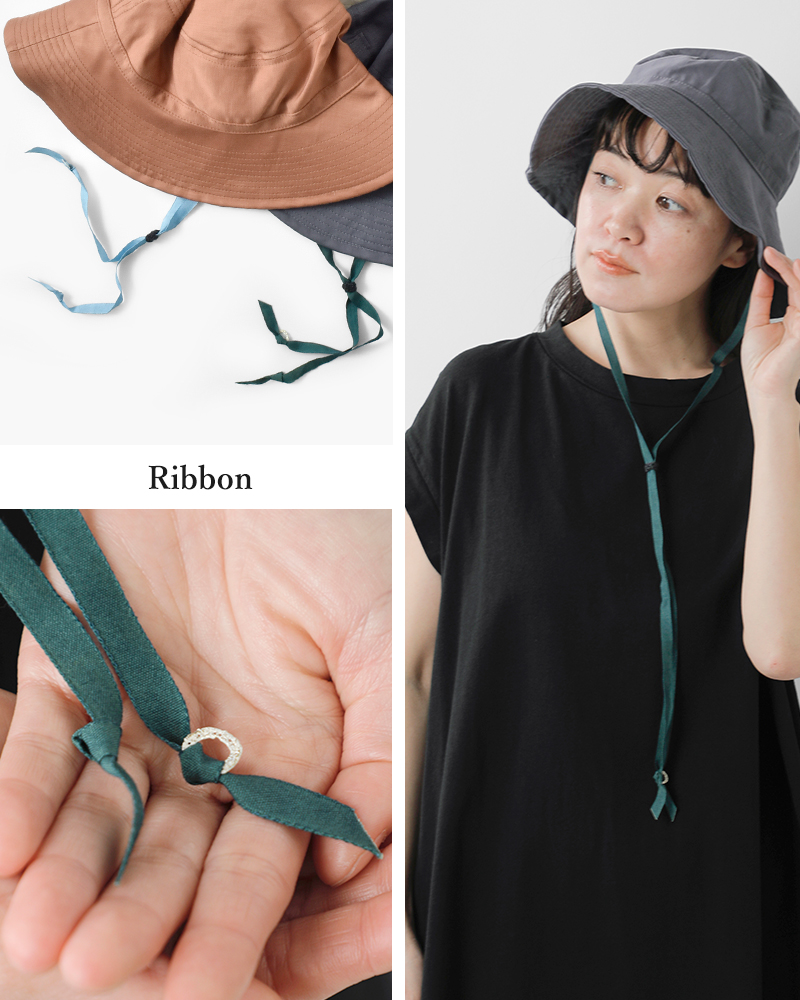 chisaki(チサキ)リネンコットンリボンハット“Milai”milai
