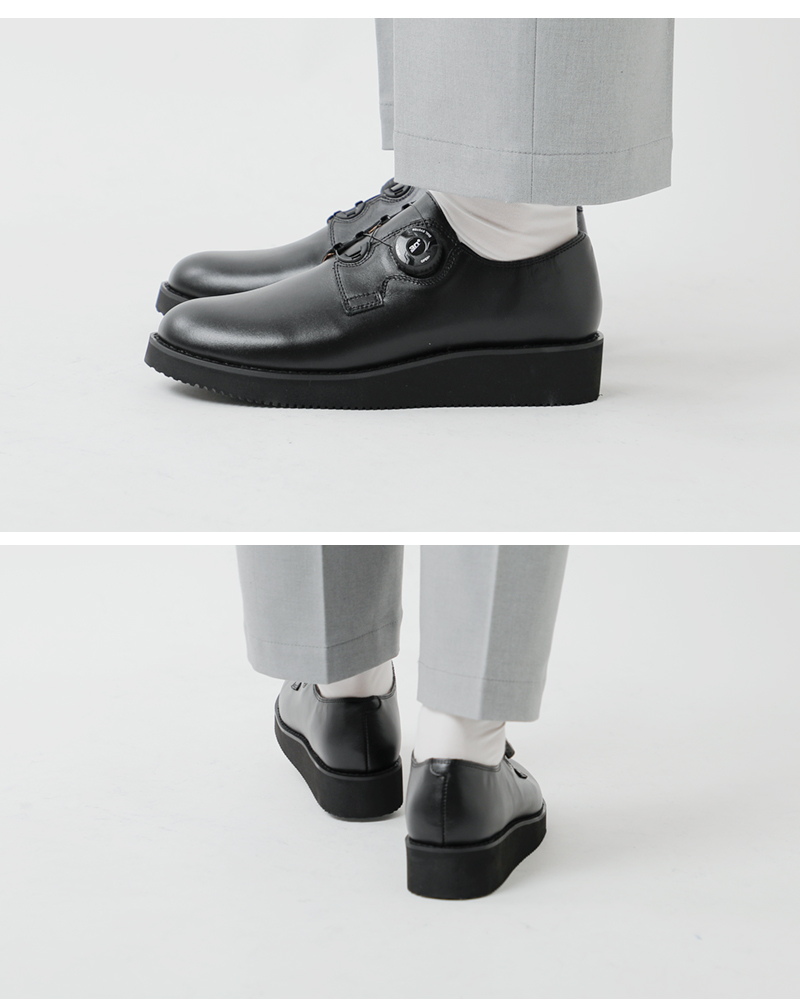 元*出様 molle shoes ポストマン　UK7（25.5〜26.0） molle shoes（モールシューズ） 撥水 カウレザー ポストマン シューズ