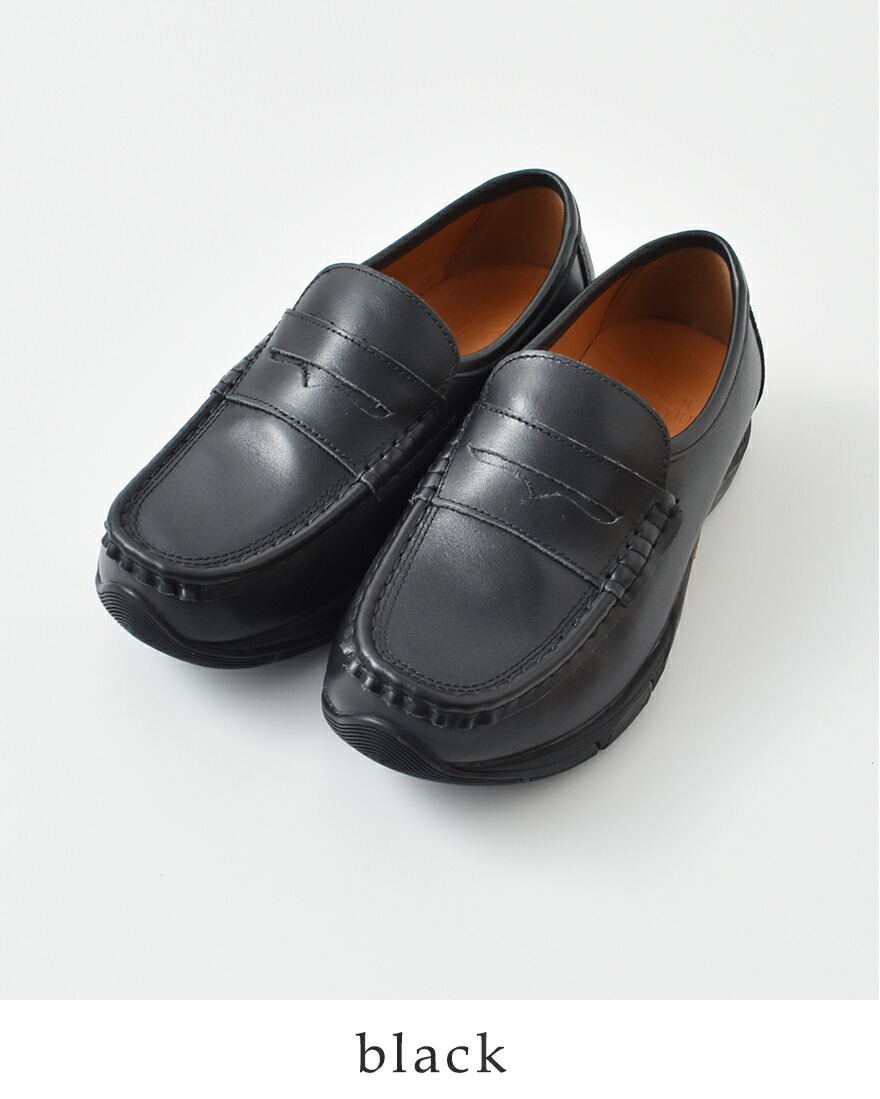 モールシューズ MOLLE Shoes 撥水 カウレザー ハイブリッド コイン ローファー HYBRID Loafers MLS210301-24 レデ... 23cm/24cm/25cm/9.5cm ブラック系