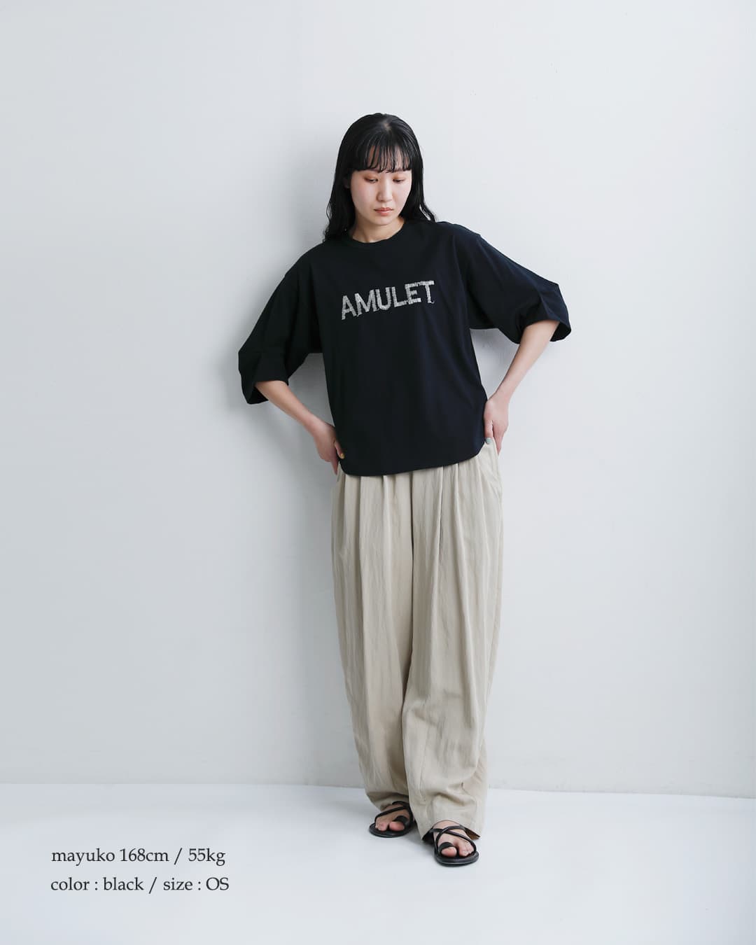 Munich Tシャツ Munich（ミューニック） コットン ウォッシュドジャージー レタード