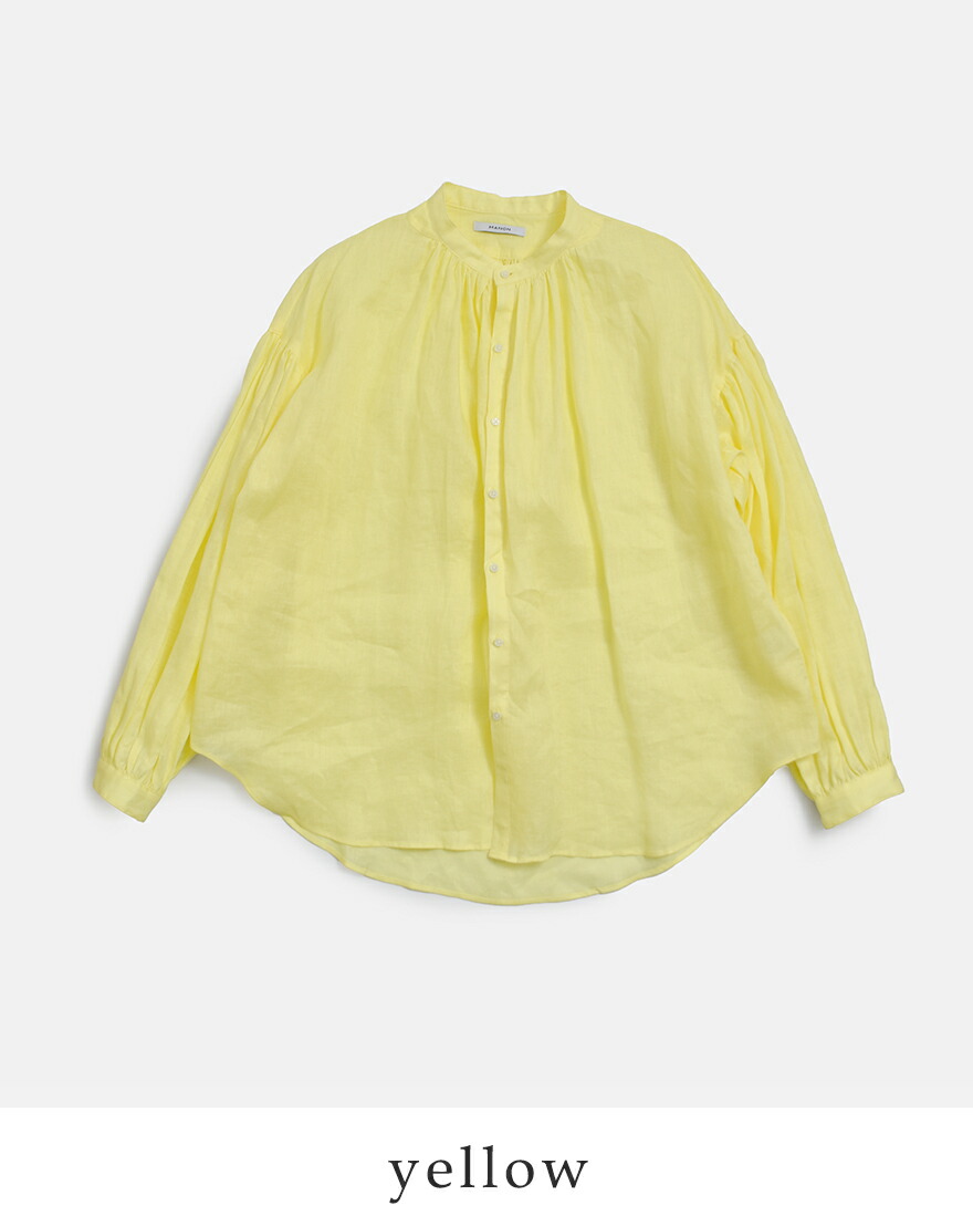 MANON（マノン） フレンチリネン アミカルシャツ FRENCH LINEN AMICAL 