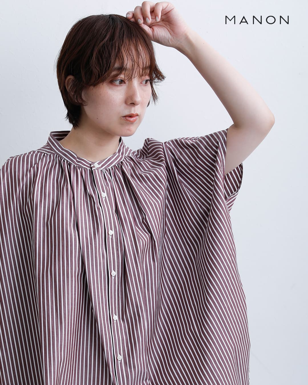 MANON（マノン） 【3こ1】セール【20%OFF】マノン ストライプ フレンチ