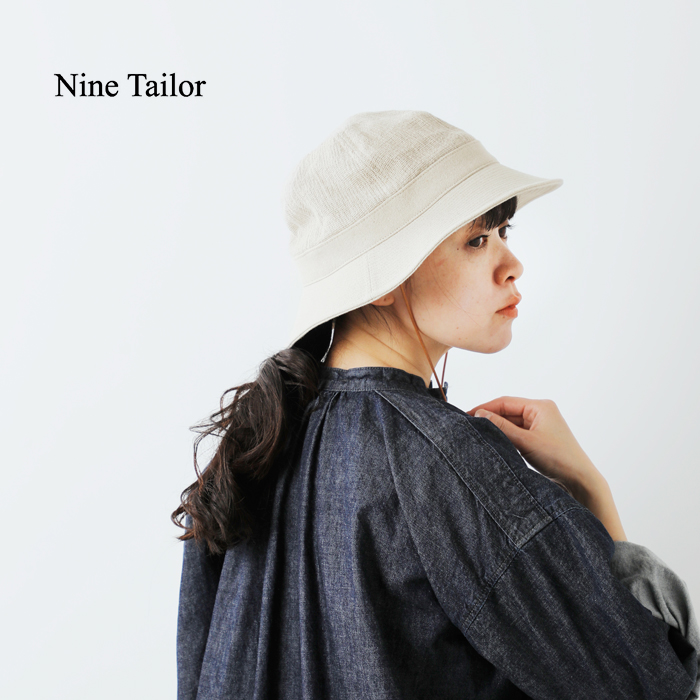 Nine Tailor(ナインテイラー)リネンコットンメッシュハット“SquillHat”n-1405