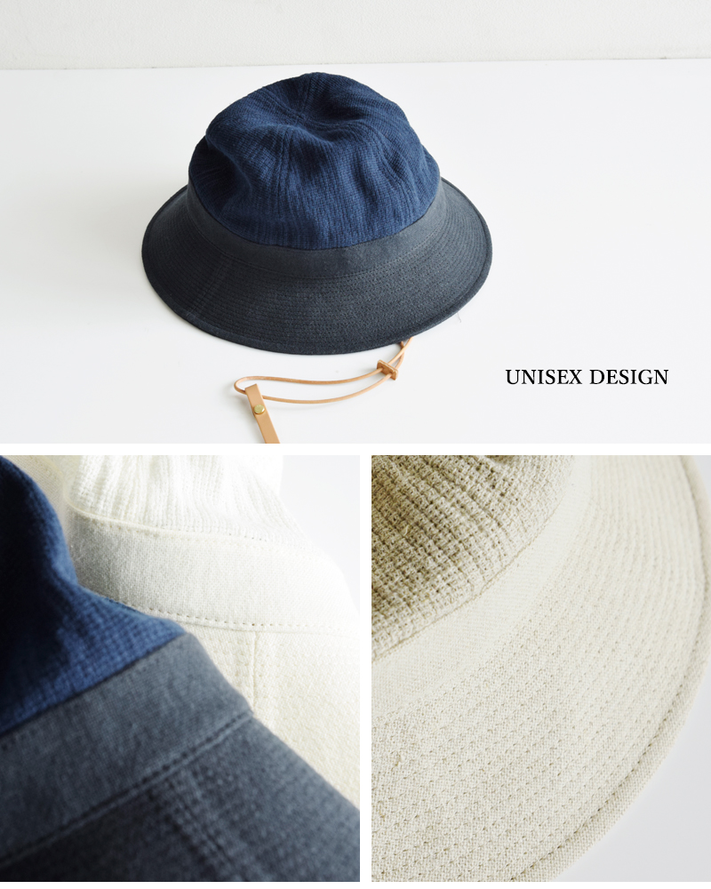Nine Tailor(ナインテイラー)リネンコットンメッシュハット“SquillHat”n-1405
