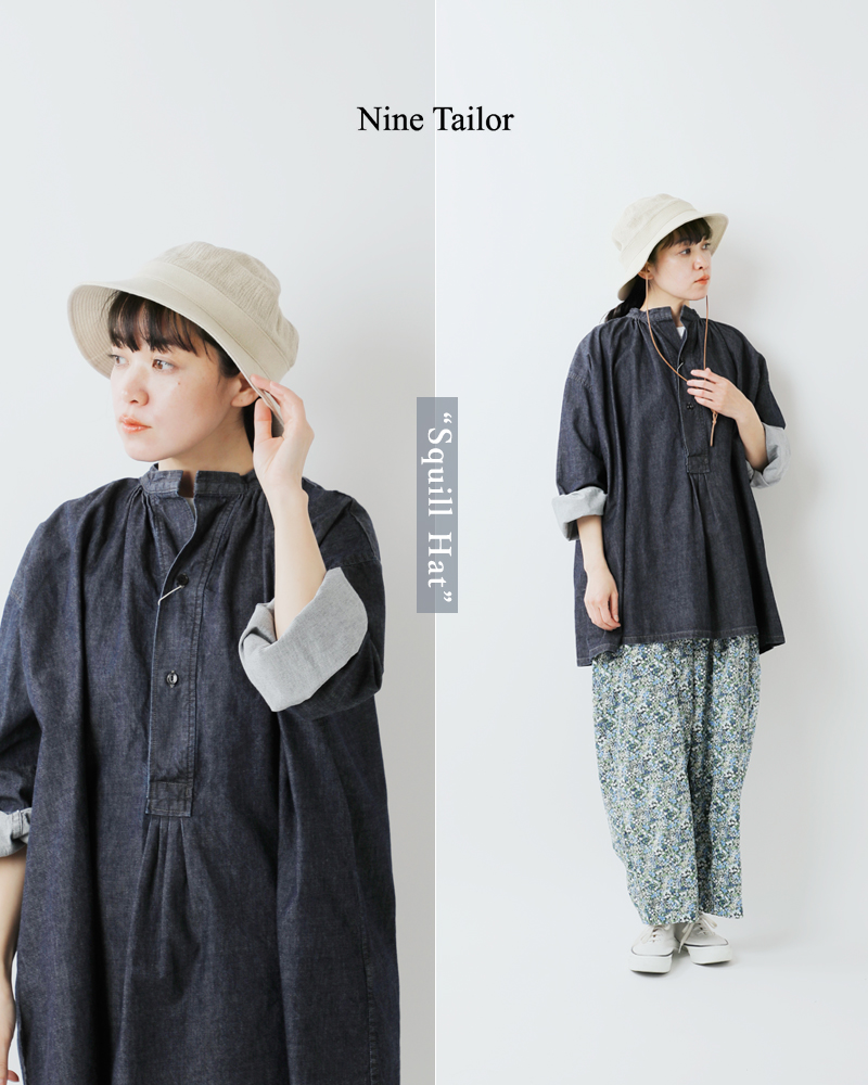 Nine Tailor(ナインテイラー)リネンコットンメッシュハット“SquillHat”n-1405