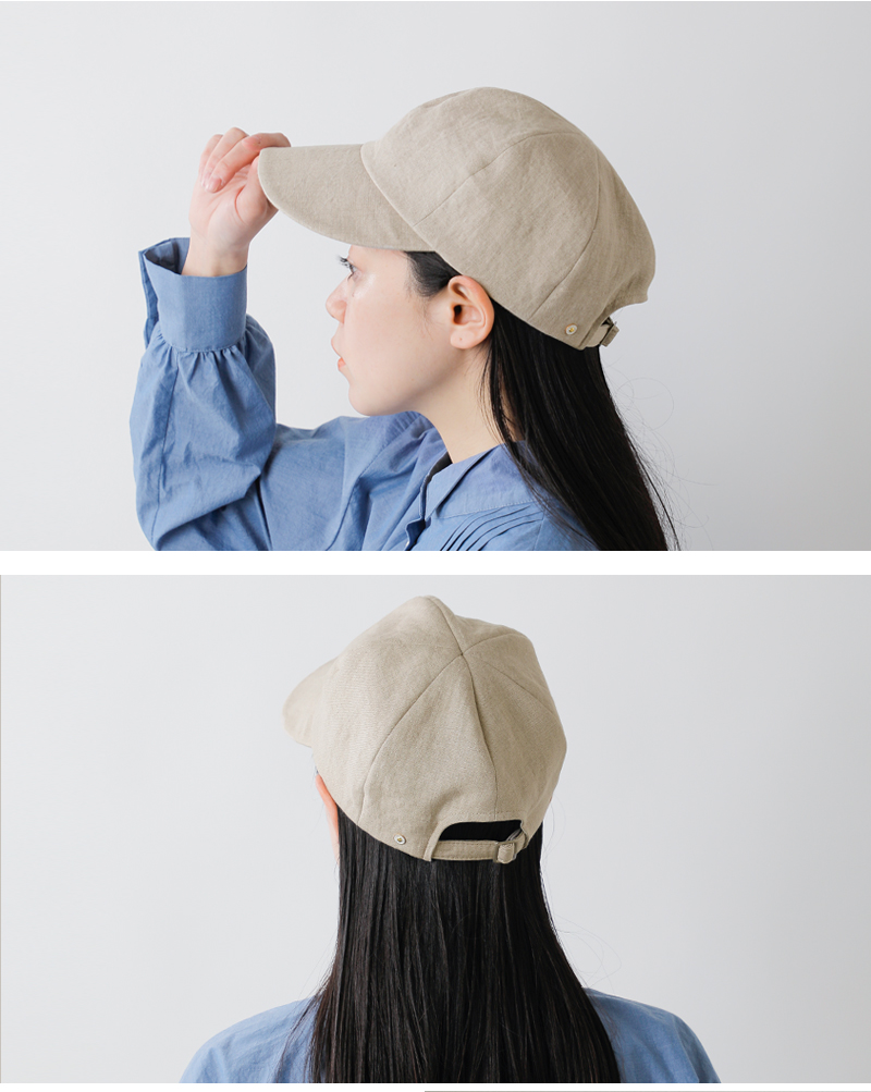 Nine Tailor ナインテイラー リネン キャップ 帽子 Areca Cap n