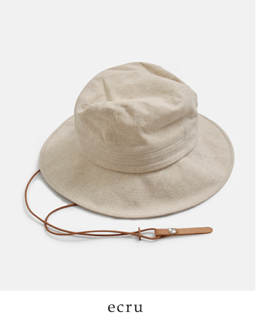 Nine Tailor（ナインテイラー） コットンリネン ハット 帽子 Cockspur
