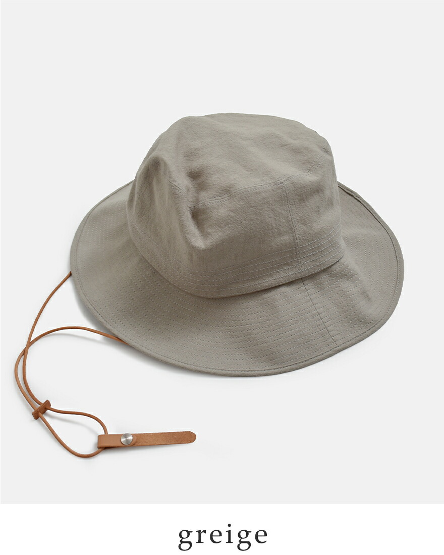 Nine Tailor（ナインテイラー） コットンリネン ハット 帽子 Cockspur