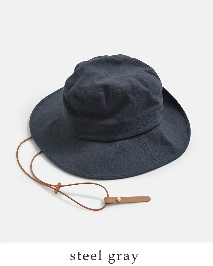 Nine Tailor（ナインテイラー） コットンリネン ハット 帽子 Cockspur