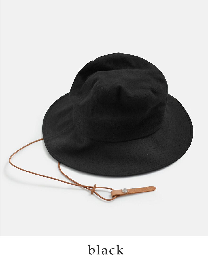 Nine Tailor（ナインテイラー） コットンリネン ハット 帽子 Cockspur