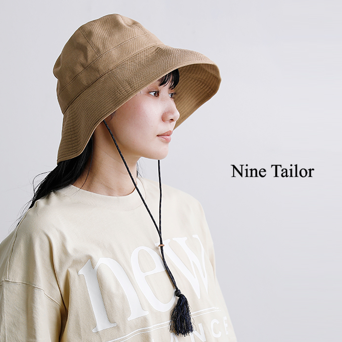Nine Tailor（ナインテイラー） ストラップ付 ハット 帽子 Lupine Hat