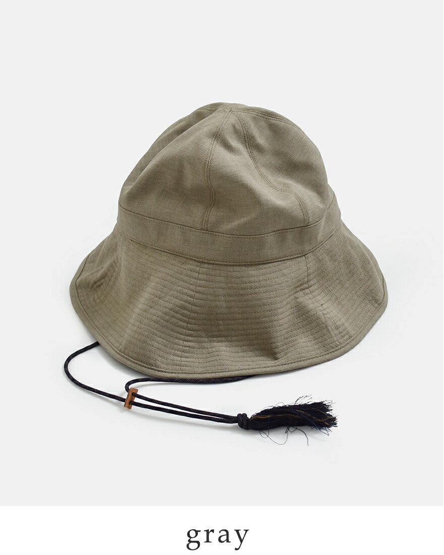 Nine Tailor（ナインテイラー） ストラップ付 ハット 帽子 Lupine Hat