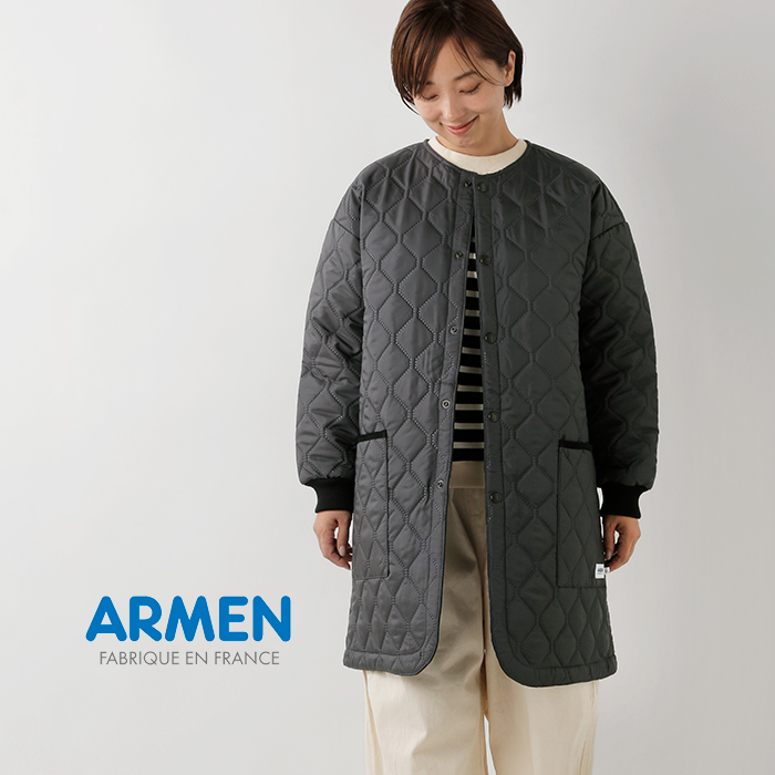 3こ1】【20%OFF】ARMEN アーメン ヒートキルト オーバーサイズ ノーカラー ミドル コート nam2451pp レディース :  nam2451pp : aranciato ヤフー店 - 通販 - Yahoo!ショッピング