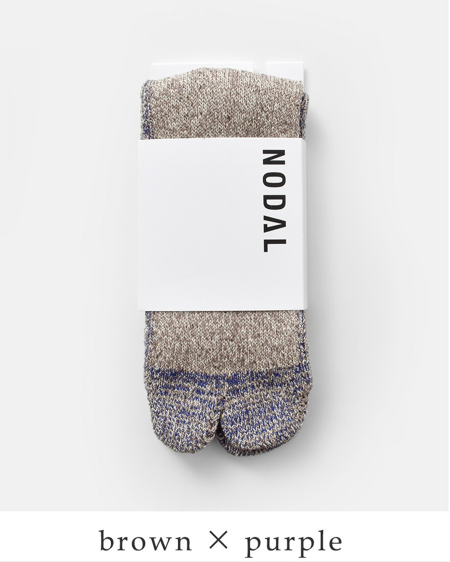 NODAL（ノーダル） コットン シルク ソックス 靴下 Cotton Silk Socks