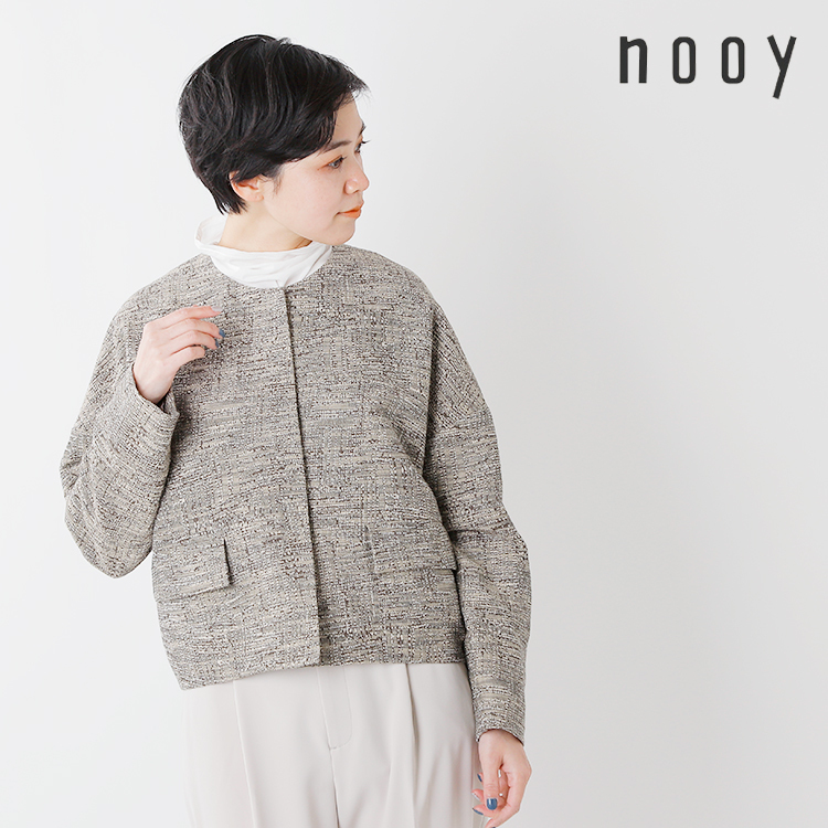 nooy ヌーイ イタリアンジャガード ドールジャケット njk01ss21 サイズ