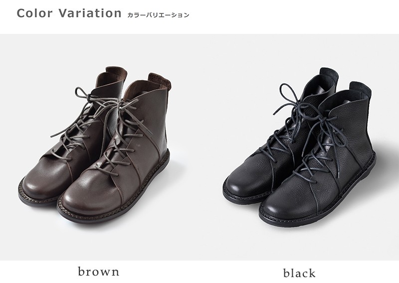 trippen トリッペン カウレザー レースアップ ショートブーツ