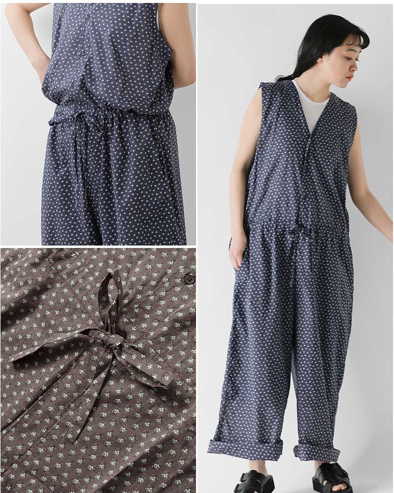 soil ソイル フラワープリント オールインワン 楽天市場】【sold out】SOIL（ソイル) コットンフラワープリント
