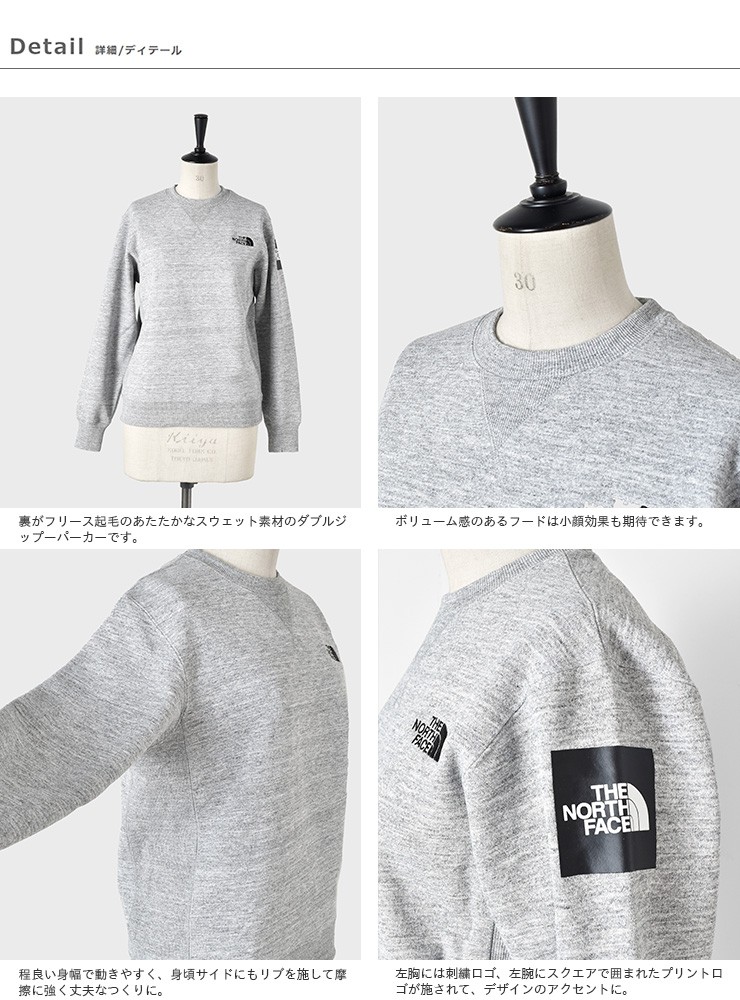 THE NORTH FACE ノースフェイス スクエアロゴクルーネックプルオーバー Square Logo Crew nt61931 : nt61931  : aranciato ヤフー店 - 通販 - Yahoo!ショッピング