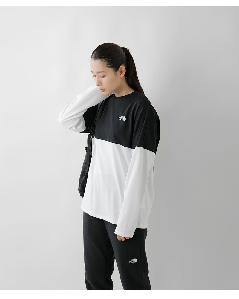 THE NORTH FACE ノースフェイス ロングスリーブ バイカラー ヌプシ T