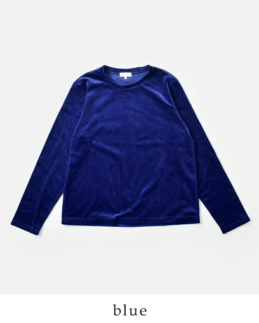 nooy（ヌーイ） オーガニック コットン ベロア トップス ntp25a02