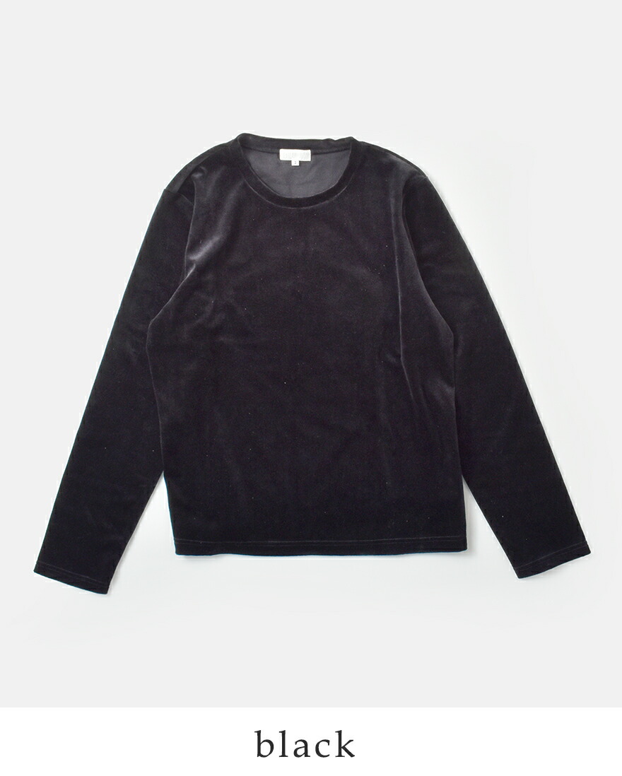 nooy ベロアトップス nooy（ヌーイ） オーガニック コットン ベロア トップス ntp25a02